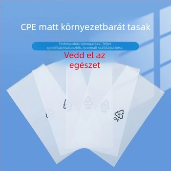 Vastagított CPE matt tasak okostelefon-kiegészítőkhöz — Átlátszó PE sík tasak telefon tokok és kábelek számára