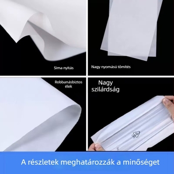 Vastagított CPE matt tasak okostelefon-kiegészítőkhöz — Átlátszó PE sík tasak telefon tokok és kábelek számára