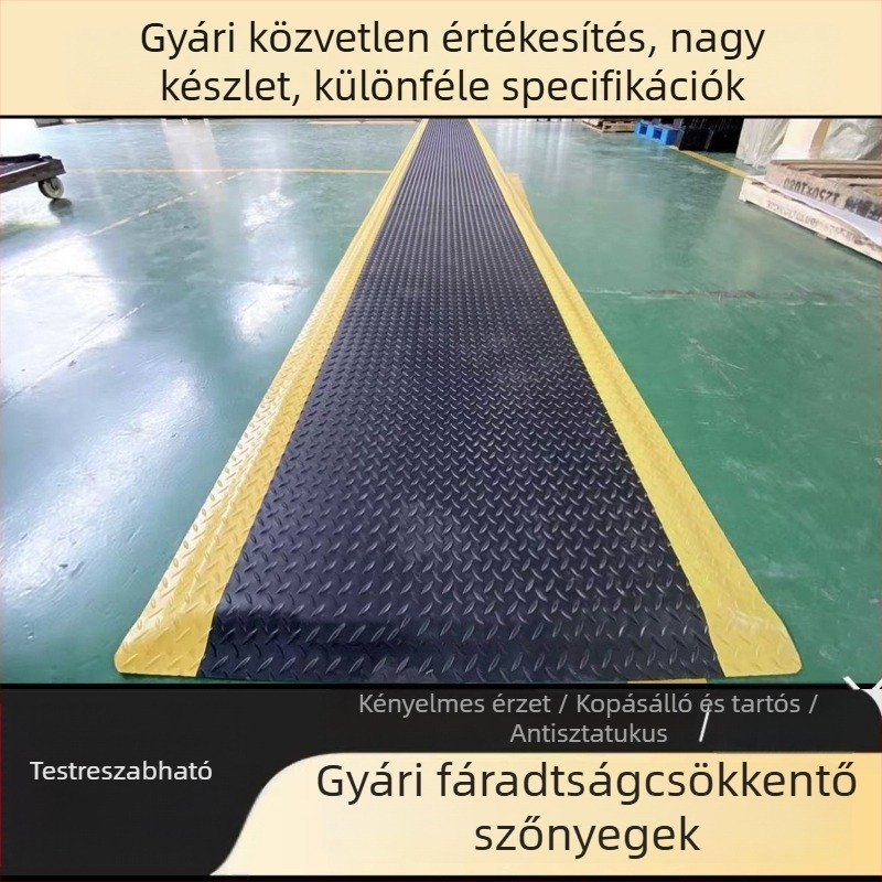 Személyre szabott antistatikus pad, anti-únav hatással, magas visszapattanással, kopásálló, gyártósorhoz