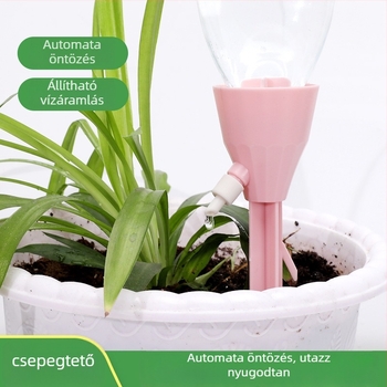 Automata öntözőberendezés nyaraláshoz és üzleti utakhoz, csepegtető öntözés háztartási növényekhez