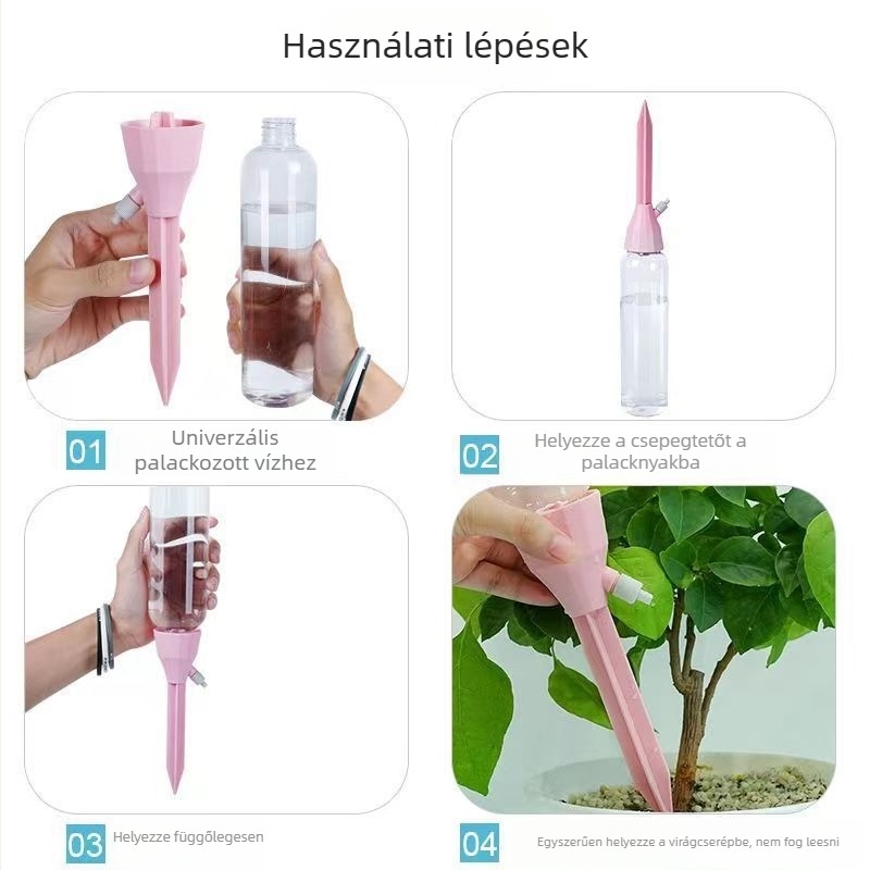 Automata öntözőberendezés nyaraláshoz és üzleti utakhoz, csepegtető öntözés háztartási növényekhez