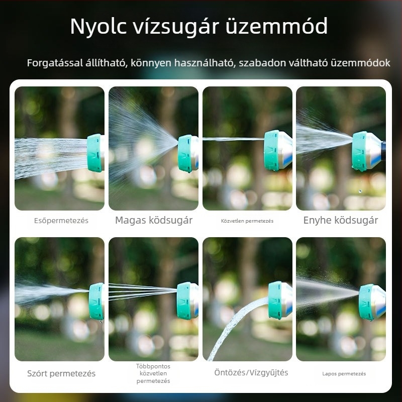Kerti műtrágyaszóró permetező fej virágok és palánták öntözésére