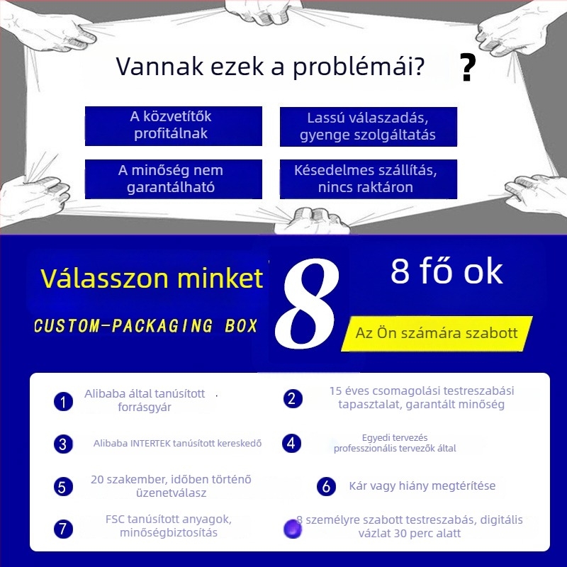 Fehér kartondoboz átlátszó ablakkal fehérneműk és kozmetikumok csomagolására