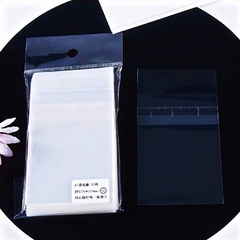 Postai képeslapokhoz való tokok, 50 db, méret 70x100 mm, 4 hüvelyk, öntapadós zacskók