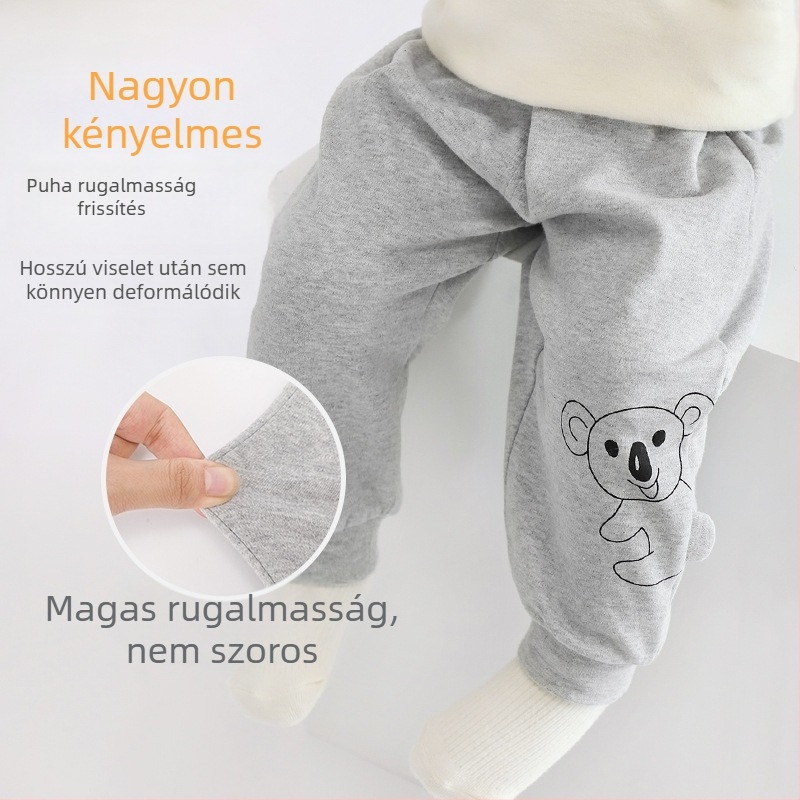 Ji qimeng babanadrágok, vékony pamutból, tavasz–ősz, uniszex 1–3 éveseknek