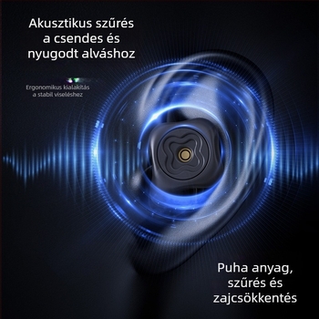Testreszabható, állítható zajcsökkentő füldugók, kompatibilisek fülkapszlákkal, tanuláshoz és alváshoz