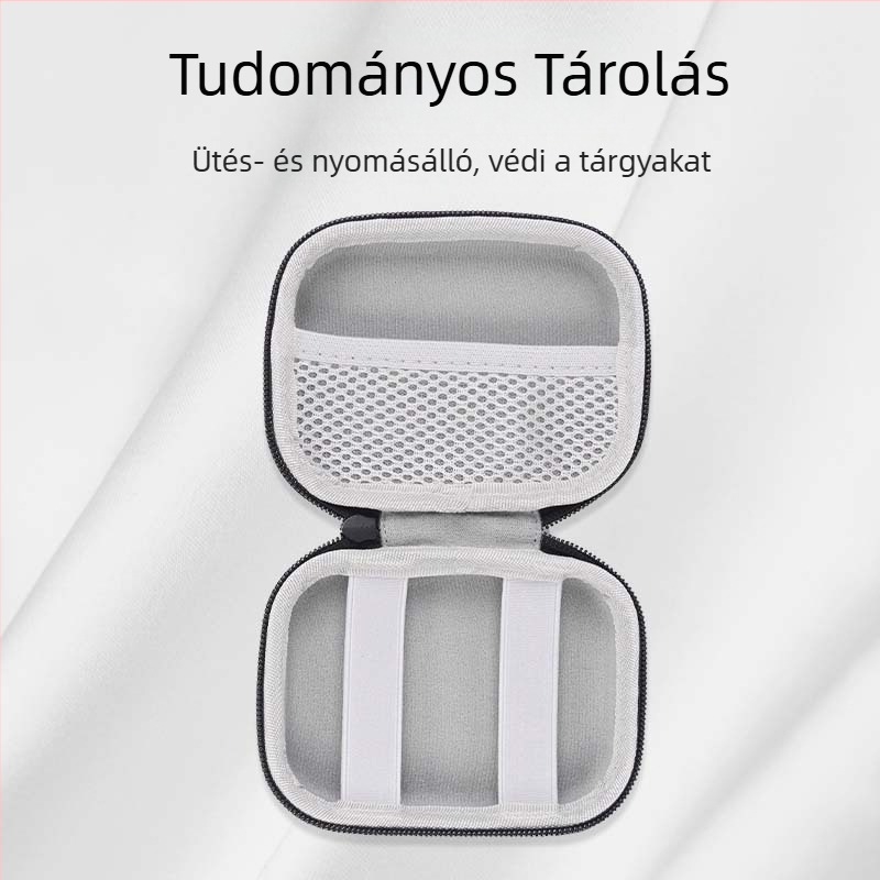 EVA tároló táska kábelekhez, töltőkhöz, USB-meghajtókhoz és hordozható akkumulátorokhoz