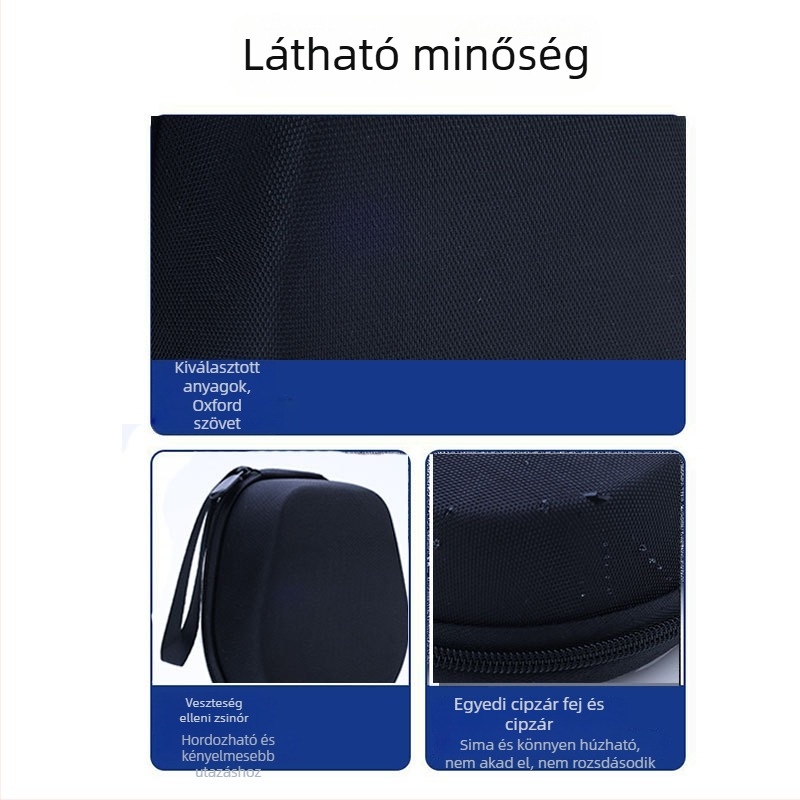 EVA keményhéjú tárolótok csontvezetéses fejhallgatókhoz, univerzális, AS650-kompatibilis