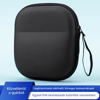 Edifier EVA fülhallgató tok, kör alakú tároló táska Bluetooth fejhallgatóhoz, digitális merevlemez és adatkábel EVA