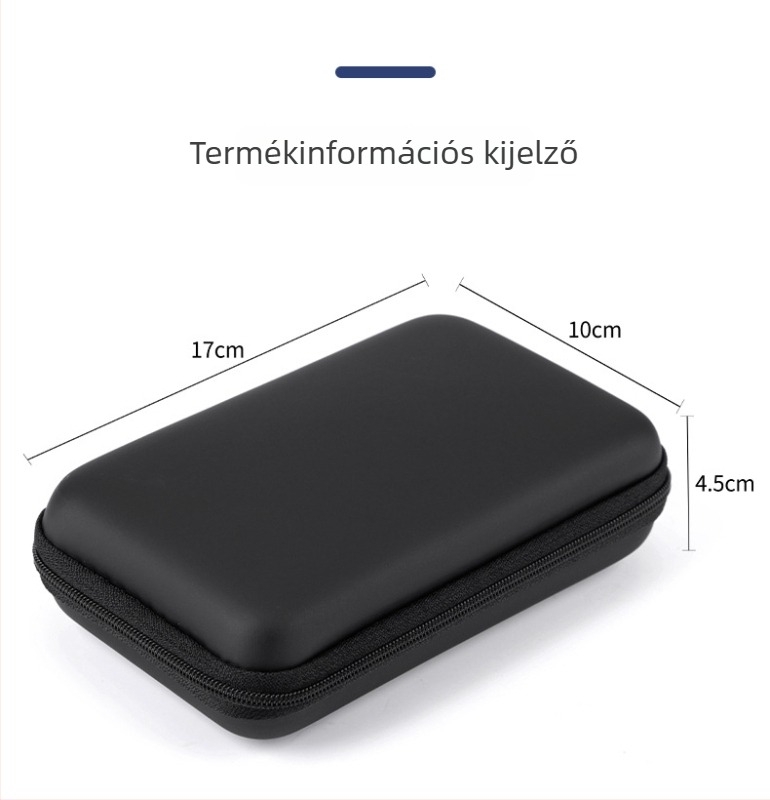 EVA tok elektronikai kiegészítőkhöz: hordozható szervező Bluetooth fejhallgatóhoz és kábelekhez, nagy kapacitású külső akkumulátor