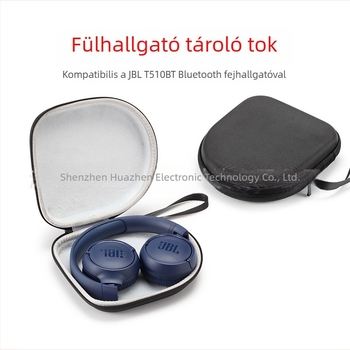 Fejre illeszkedő Bluetooth fejhallgató tároló tok JBL T520BT-hez