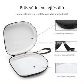 Fejre illeszkedő Bluetooth fejhallgató tároló tok JBL T520BT-hez
