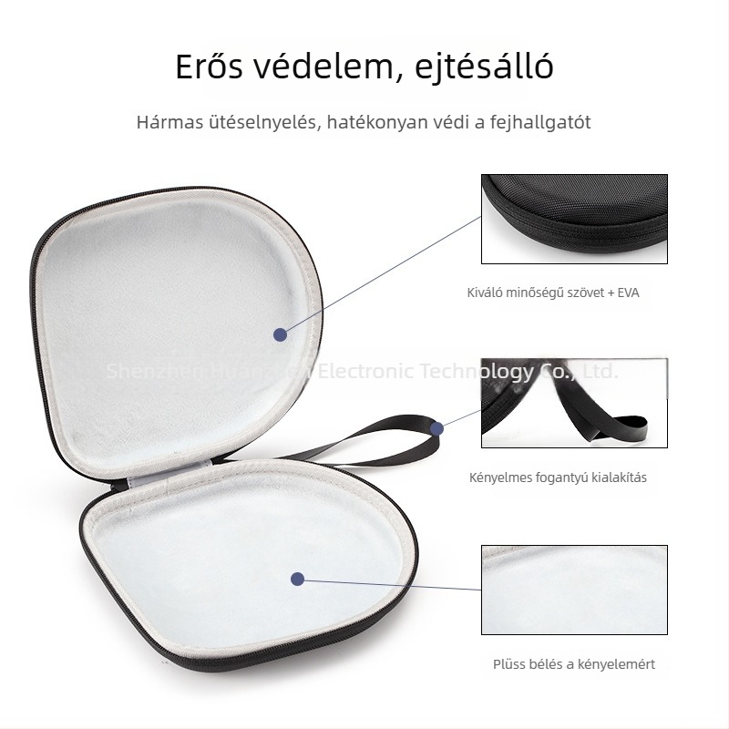Fejre illeszkedő Bluetooth fejhallgató tároló tok JBL T520BT-hez