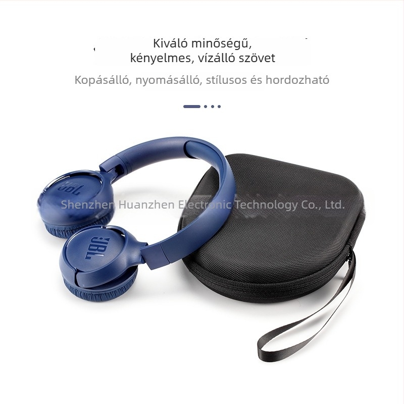 Fejre illeszkedő Bluetooth fejhallgató tároló tok JBL T520BT-hez