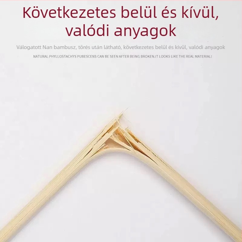 Egyszer használatos bambusz evőpálcák, egyenként csomagolva éttermek számára