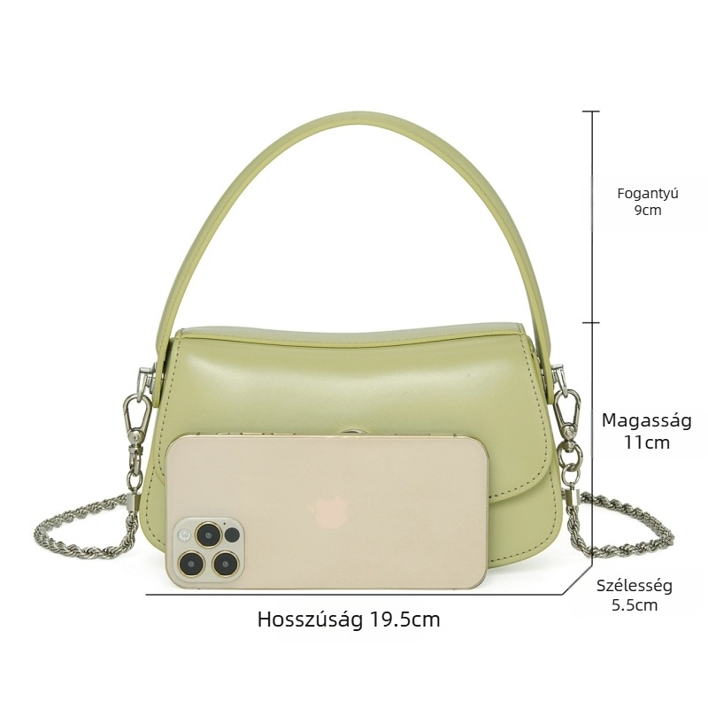 Valódi bőr nyereg-táska nőknek, 2026-os modell, marhabőr, sokoldalú váll- és crossbody táska, butik tervezés