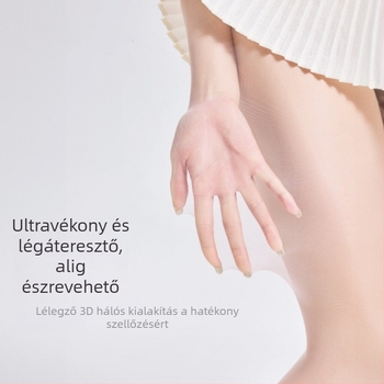 Mentol színű UV-védett ultra vékony harisnyanadrág, nude hatás, magas átláthatóság