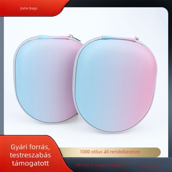 Gradient színű EVA tároló tok csontvezetéses és levegővezetéses Bluetooth fülhallgatókhoz, kicsi méret