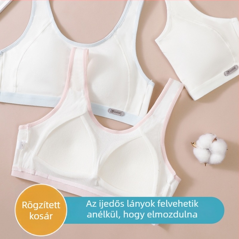 Tinédzser lányoknak sportmellény integrált melltartóval