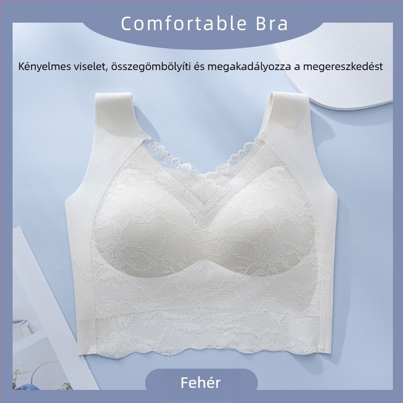 Binying Plusz Méretű Női Sportmelltartó, Teljes Kosár, Vezeték Nélküli, Varrások Nélkül, Vékony, Beépített Párnázás, Egy Darabból, Őszi-Téli
