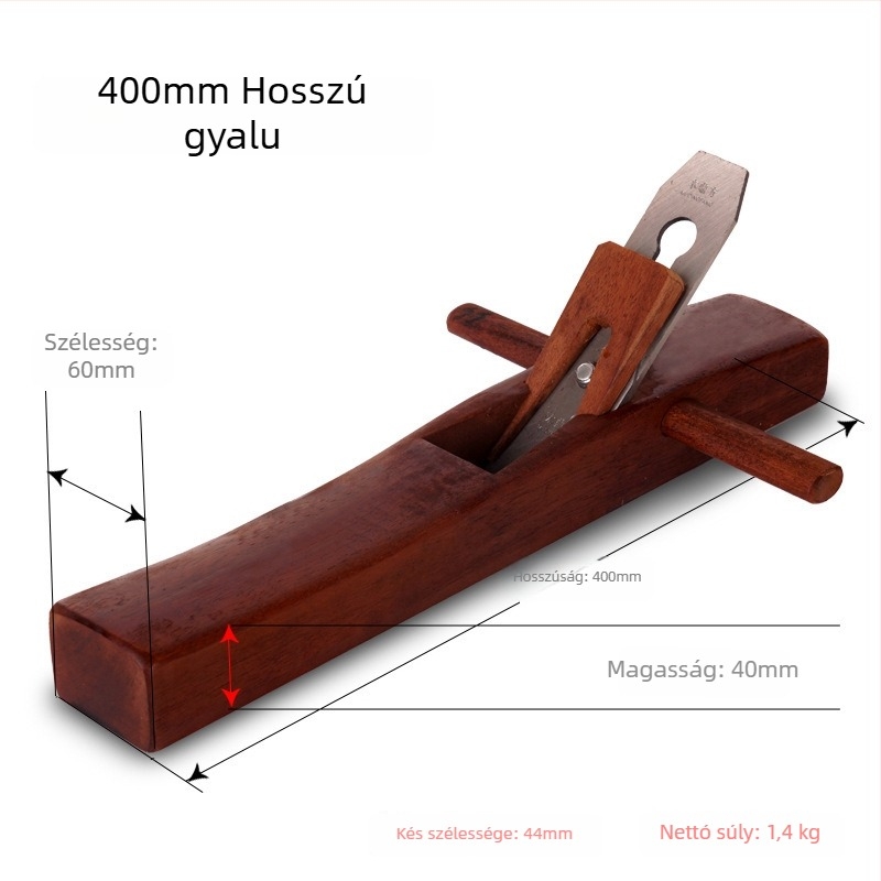 Prémium rózsafa planer, kézi planer DIY faszereléshez, asztalos eszköz
