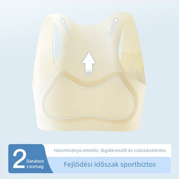 Jégselyem sportmelltartó, 3/4 kosár, vékony formázott kosár, lélegző hátsó rész, nejlon.
