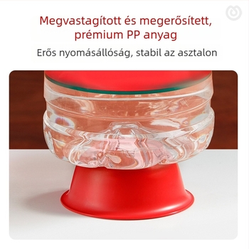 Egyszer használatos esküvői étkészlet – piros rizstál és édes leves tál, vastagabb kivitelben, háztartási használatra