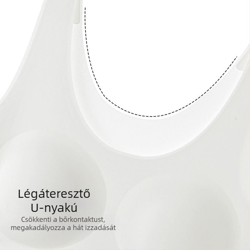 Egy méretű, varrás nélküli, lélegző edzőmelltartó serdülő lányoknak
