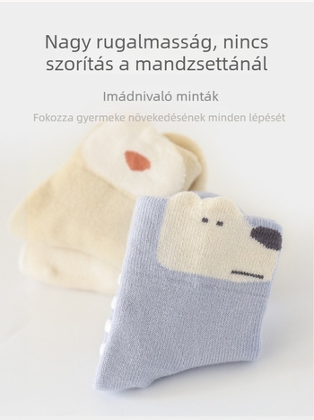 25 tavaszi új babazokni beltéri használatra, teljes talppal csúszásmentes, aranyos Cartoon mintával, csecsemőknek és totyogóknak