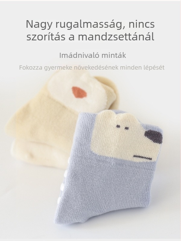 25 tavaszi új babazokni beltéri használatra, teljes talppal csúszásmentes, aranyos Cartoon mintával, csecsemőknek és totyogóknak