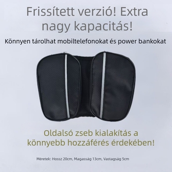 Vízálló előre váztáska kerékpárhoz és nyeregtáska, extra nagy kapacitás, reflektív dizájn
