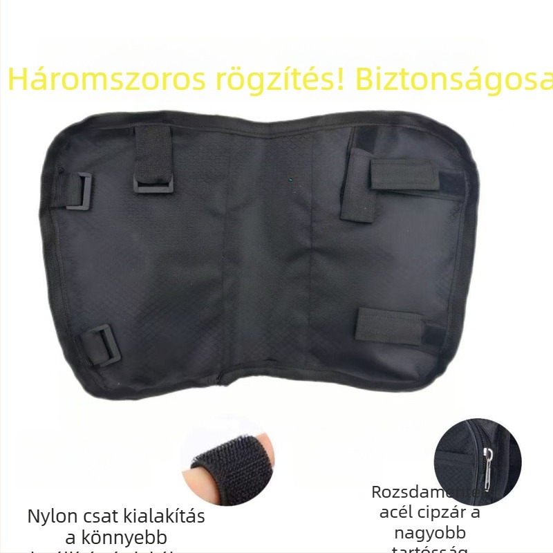 Vízálló előre váztáska kerékpárhoz és nyeregtáska, extra nagy kapacitás, reflektív dizájn