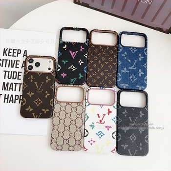 Könnyű luxus denim telefontok iPhone 17 Pro Max és iPhone 16 számára teljes lefedettséggel