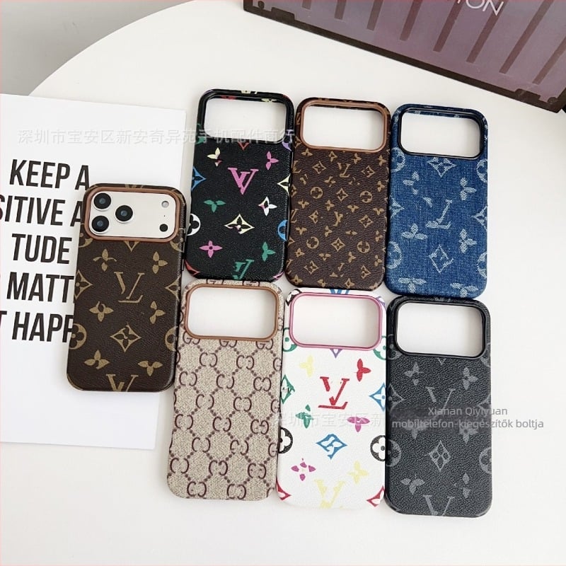 Könnyű luxus denim telefontok iPhone 17 Pro Max és iPhone 16 számára teljes lefedettséggel