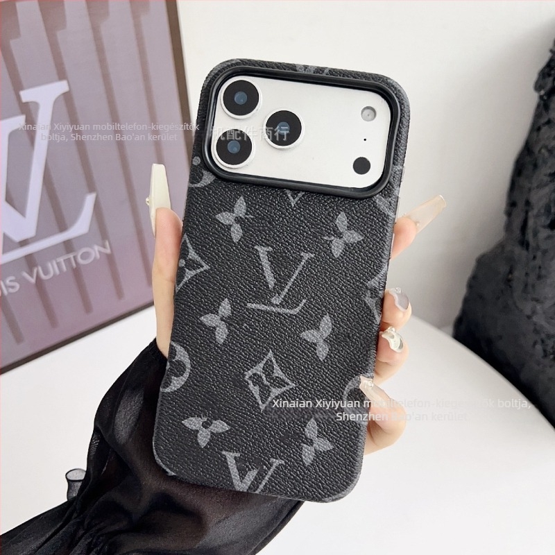Könnyű luxus denim telefontok iPhone 17 Pro Max és iPhone 16 számára teljes lefedettséggel