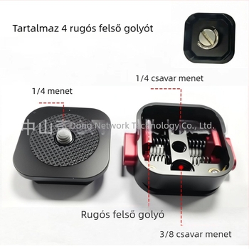 DSLR gyorskioldó lemez és alap készlet Arca-Swiss fejhez, 38 mm