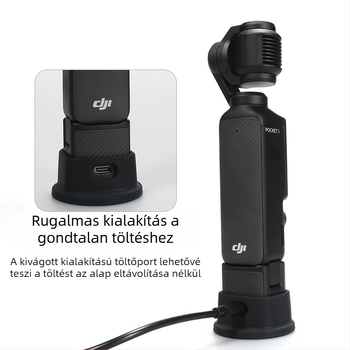 Szilikon rögzítő alap DJI Pocket 4/3-hoz, csúszásmentes bővítő kiegészítő Osmo Pocket gimbalhoz