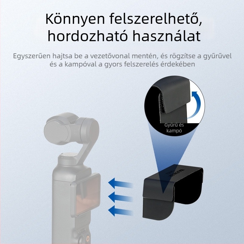 Neewer PU bőr kijelzővédő DJI Pocket 3-hoz, anti-glare képernyővédő