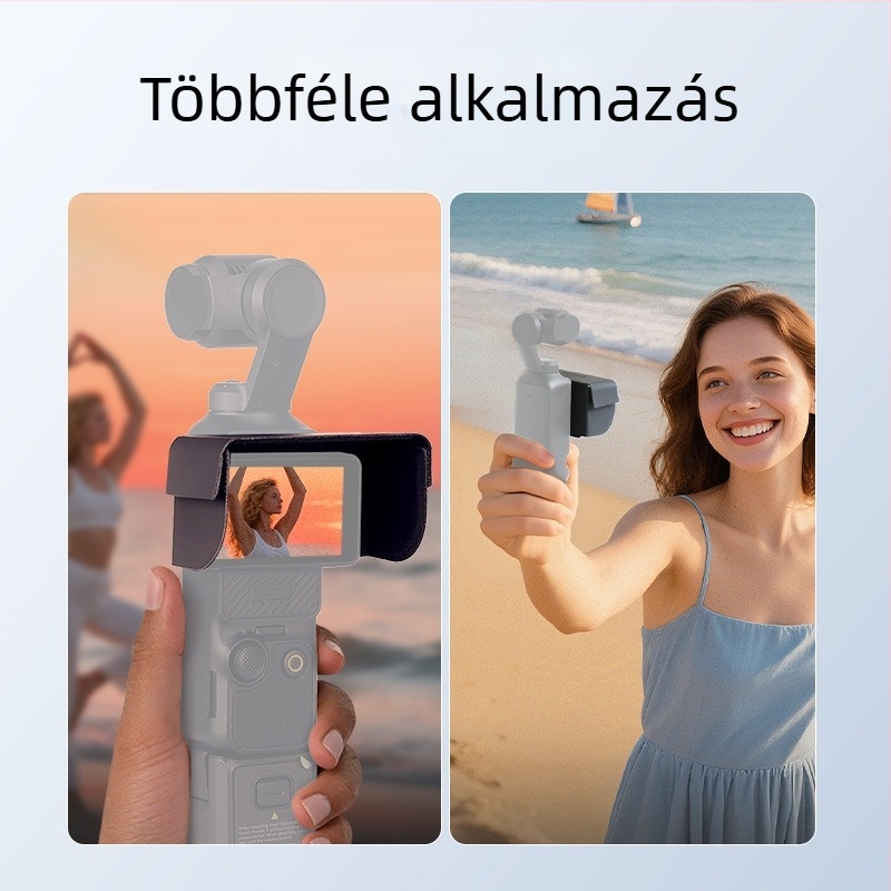 Neewer PU bőr kijelzővédő DJI Pocket 3-hoz, anti-glare képernyővédő