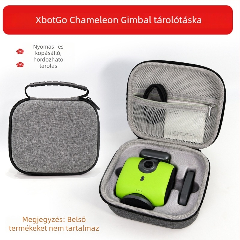 XbotGo Chameleon Gimbalhez kompatibilis hordozható fényképezőgép-tároló táska – ütésálló és leesés elleni védelem