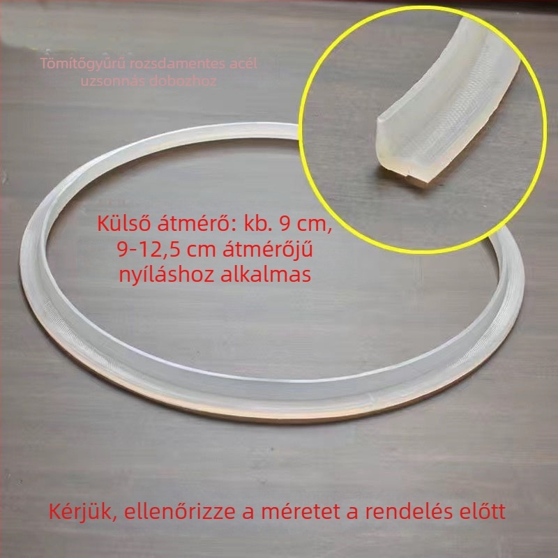 Szilikon tömítőgyűrű izolált hordó belső dobozhoz, átfolyás elleni tömítés