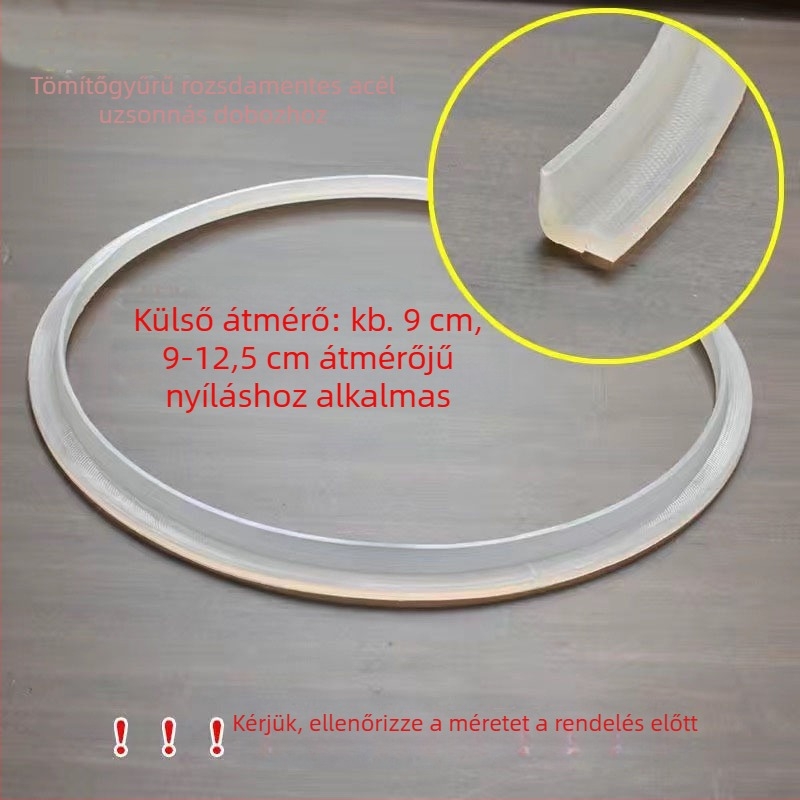 Szilikon tömítőgyűrű izolált hordó belső dobozhoz, átfolyás elleni tömítés