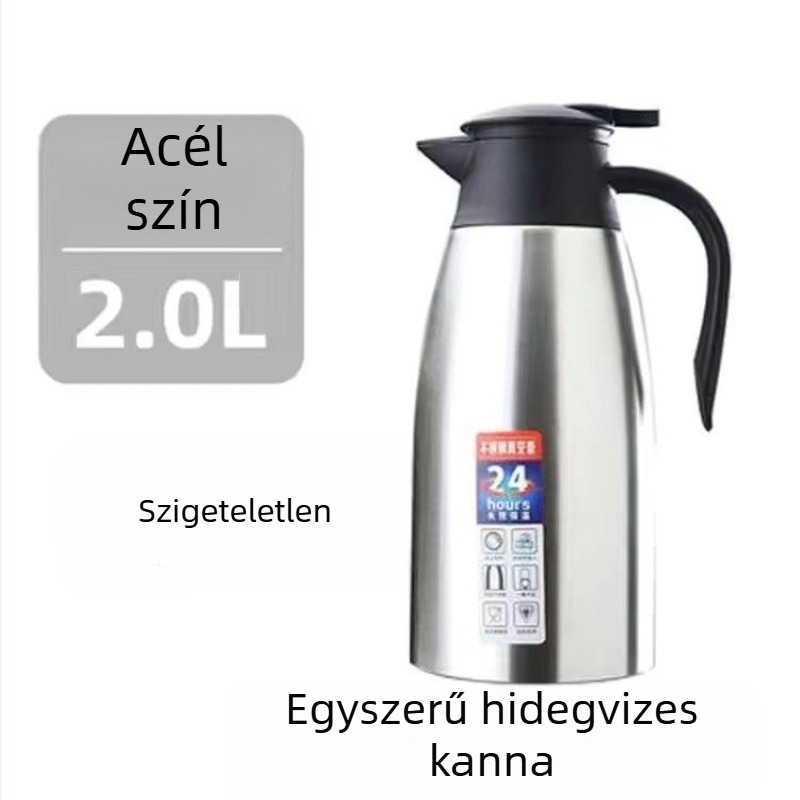 316 rozsdamentes acél termosz, háztartási használatra, nagy kapacitású, prémium minőségű iroda- és kollégiumi felhasználásra