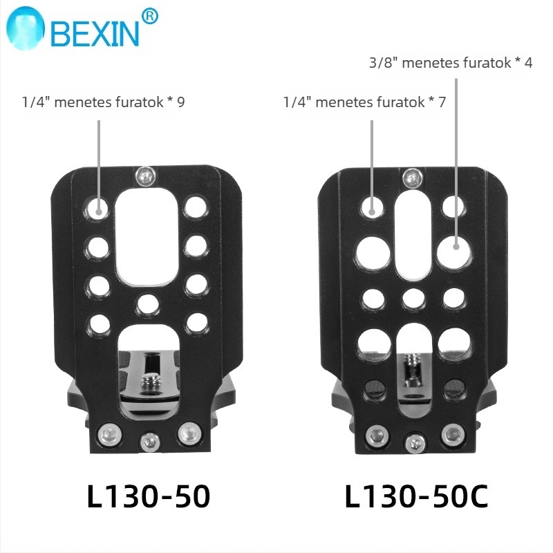 BEXIN L-típusú függőleges gyorskioldó DSLR-lemez, kompatibilis Zhiyun SC és DJI gimballal