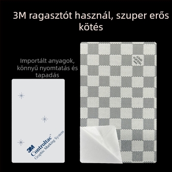 3M műbőr hátlap fólia relifes textúrával, univerzális fogyófilm fóliavágó gépekhez