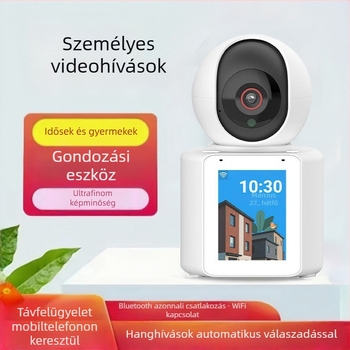 Otthoni videokamera okosteleppel távoli megfigyeléssel, 360° lefedettség idős és gyermekek gondozásához