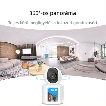 Otthoni videokamera okosteleppel távoli megfigyeléssel, 360° lefedettség idős és gyermekek gondozásához