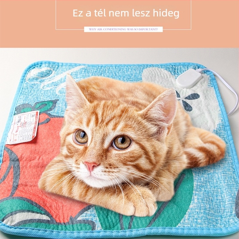 Téli elektromos melegítő pléd kutyáknak és macskáknak, állítható hőmérséklettel