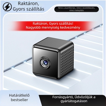 X9 kompakt négyzet alakú vezeték nélküli Wi-Fi IP kamera otthoni megfigyeléshez akkumulátorral