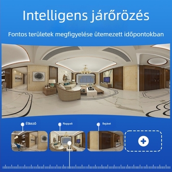 Baiditu M-vp1 Beltéri és kültéri Wi-Fi kamera, távoli megfigyelés, 360° éles éjszakai látás, mobiltelefonhoz csatlakozik